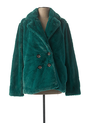 Manteau court vert CKS pour femme