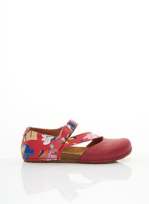 Sandales/Nu pieds rouge ART pour femme