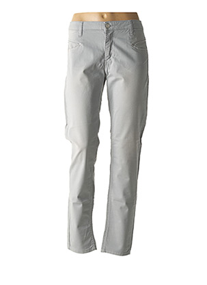 Pantalon casual gris CARLA KOPS pour femme