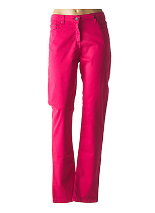 Pantalon casual rose CARLA KOPS pour femme