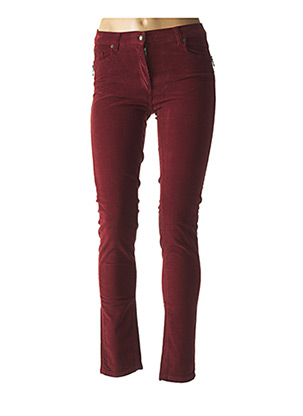 Pantalon casual rouge CARLA KOPS pour femme