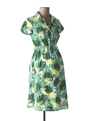 Robe maternité vert POMKIN pour femme