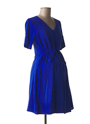 Robe mi-longue bleu POMKIN pour femme