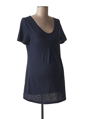T-shirt / Top maternité bleu MENONOVE pour femme