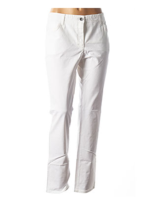 Jeans coupe slim blanc COUTURIST pour femme