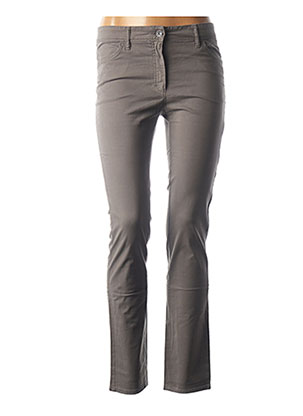 Jeans coupe slim gris COUTURIST pour femme