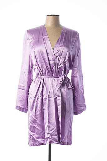 robe de chambre violette