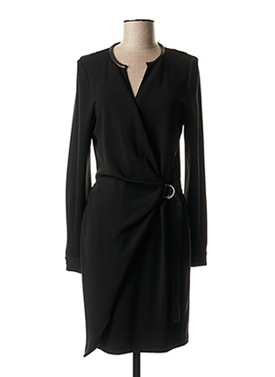 Robe mi-longue noir NUE 1904 pour femme