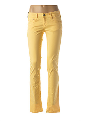 Jeans coupe slim jaune CIMARRON pour femme