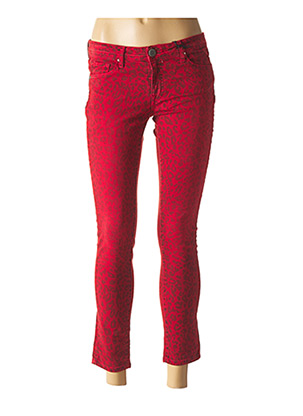 Jeans skinny rouge CIMARRON pour femme