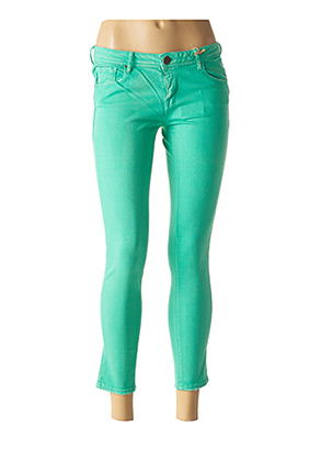 Jeans skinny vert CIMARRON pour femme