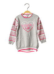 Pull col rond gris CHICCO pour fille seconde vue