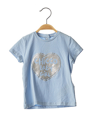 T-shirt manches courtes bleu CHICCO pour fille