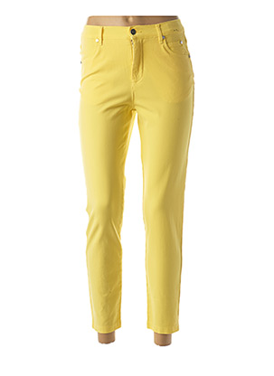 Pantalon 7/8 jaune MARBLE pour femme
