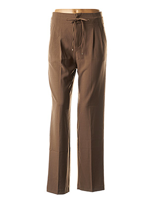 Pantalon chic marron GRACE & MILA pour femme