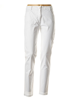 Pantalon slim blanc PAZ TORRAS pour femme