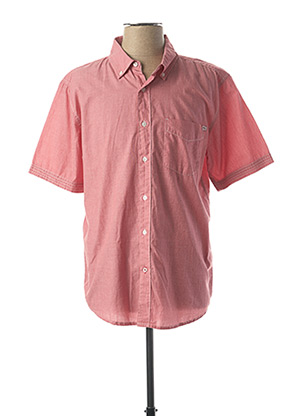 Chemise manches courtes rouge PADDOCK'S pour homme