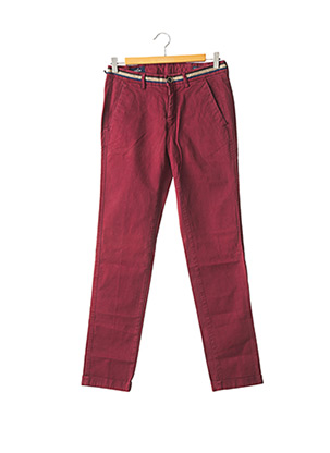 Pantalon chino rouge MASON'S pour homme