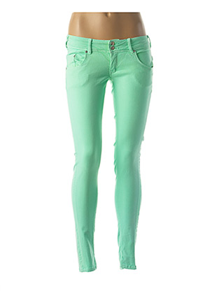 Pantalon casual vert ALCOTT pour femme