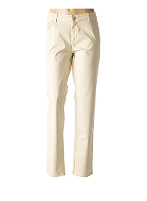 Pantalon casual beige AQUAJEANS pour femme
