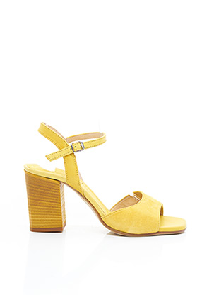 Sandales/Nu pieds jaune ROSEMETAL pour femme