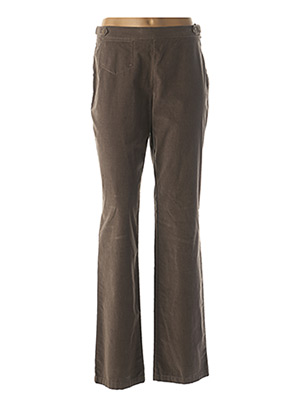 Pantalon casual marron BLEU DE SYM pour femme