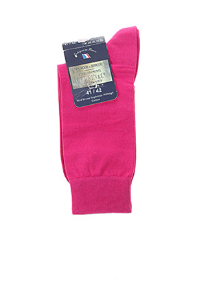Chaussettes rose PERRIN pour homme