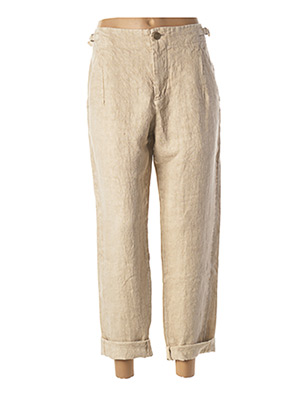 Pantalon casual beige PAS DE CALAIS pour femme