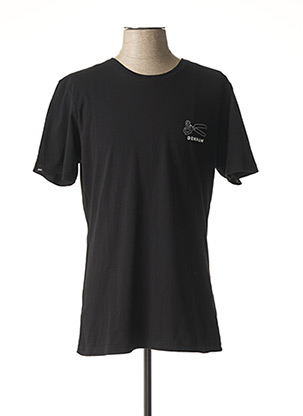 T-shirt manches courtes noir DENHAM pour homme