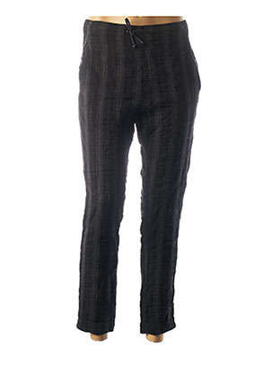 Pantalon droit noir TRANSIT pour femme
