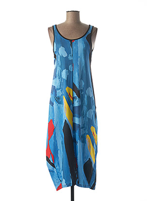 Robe longue bleu MALOKA pour femme