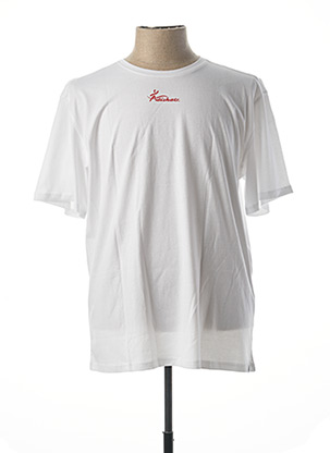 T-shirt manches courtes blanc ADISHATZ pour homme