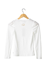 T-shirt manches courtes blanc GARCIA pour fille seconde vue