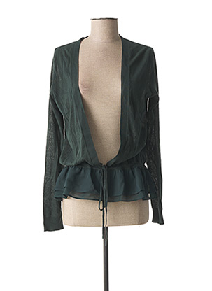 Gilet manches longues vert I.CODE (By IKKS) pour femme