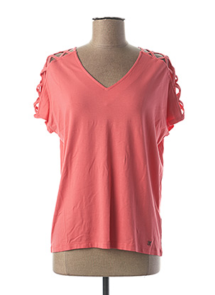 T-shirt rose MARBLE pour femme
