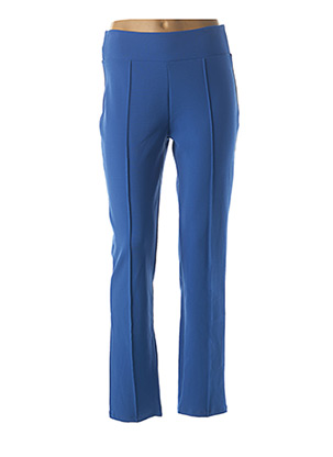 Pantalon droit bleu QUATTRO pour femme