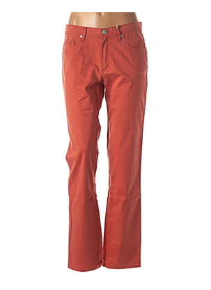 Pantalon droit orange MAT DE MISAINE pour femme
