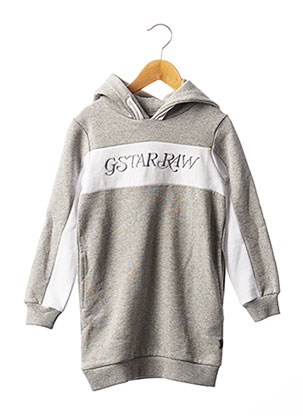 Sweat-shirt à capuche gris G STAR pour garçon