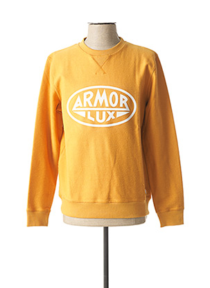 Sweat-shirt jaune ARMOR LUX pour homme