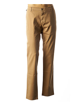 Pantalon casual beige BRUNO SAINT HILAIRE pour homme