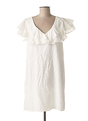 Robe courte blanc MOLLY BRACKEN pour femme