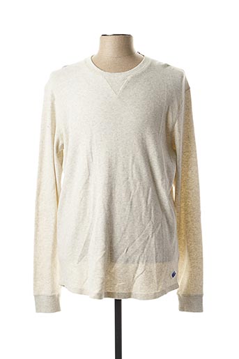 Pull col rond gris SCOTCH & SODA pour homme