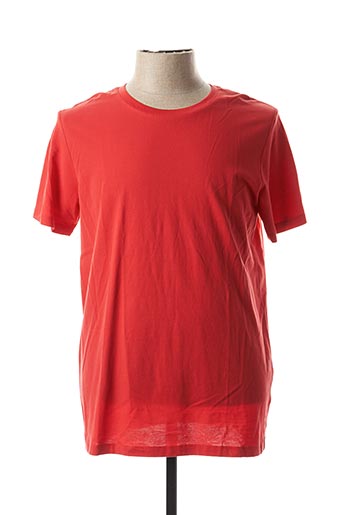 T-shirt manches courtes rouge SCOTCH & SODA pour homme