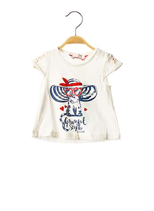 T-shirt blanc BOBOLI pour fille