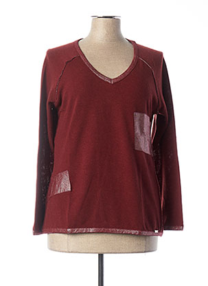 Pull rouge MALOKA pour femme