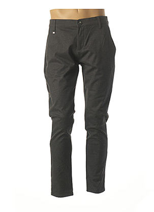 Pantalon casual gris BENSON & CHERRY pour homme