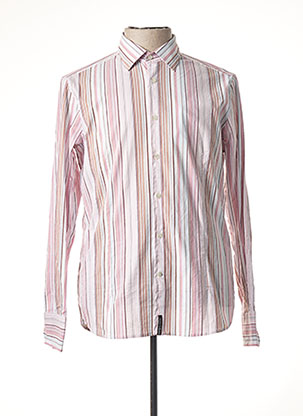 Chemise manches longues rose GUESS BY MARCIANO pour homme