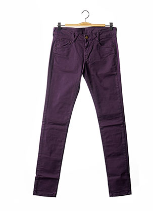Pantalon casual violet BE YOU K pour femme