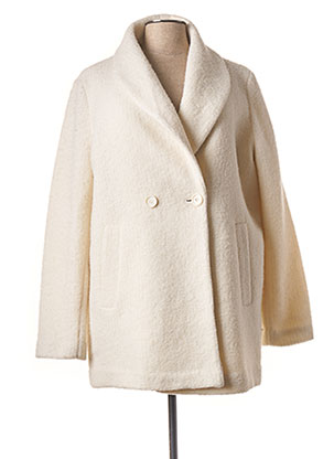 Manteau court blanc DEUX TWO pour femme