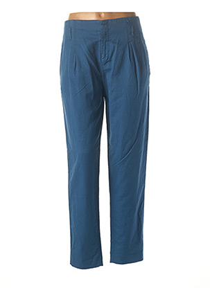 Pantalon droit bleu LEON & HARPER pour femme